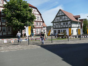 Vorbereitungen zu Fronleichnam